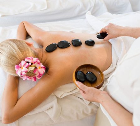 mini hot stone massage