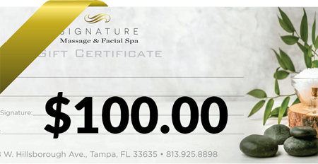 100 Gift certificate